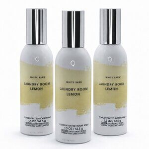 Bath & Body Works 3Pack LAUNDRY ROOM LEMON Room Spray